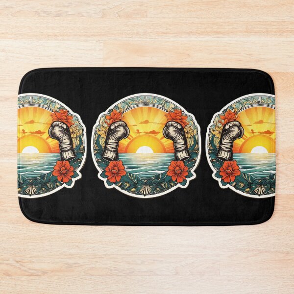 Item preview, Fighting Gloves at Sunset on a Hawaiian Beach with Orchids designed and sold by NautiChic.