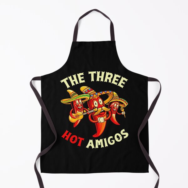 Item preview, The Three Hot Amigos Funny Mexican Cinco De Mayo Chilies designed and sold by Designer-Girl.