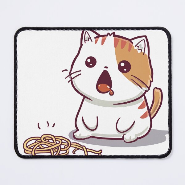 Item preview, Cute kawaii cat spaghetti  designed and sold by Lobory.