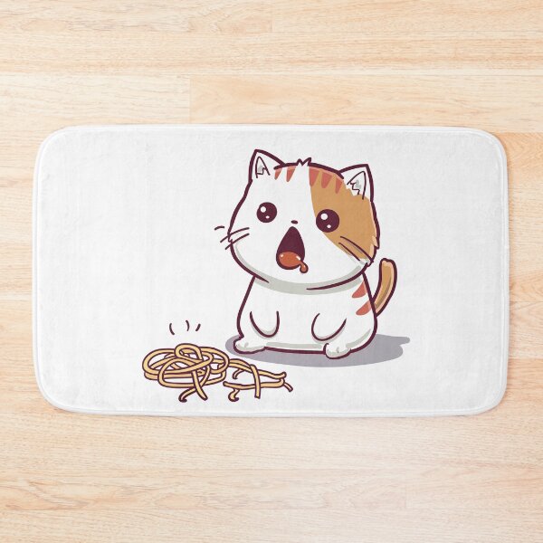 Item preview, Cute kawaii cat spaghetti  designed and sold by Lobory.