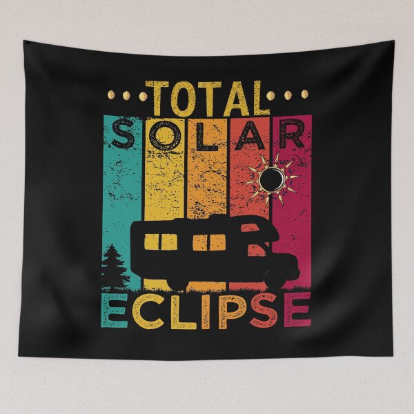 Item preview, Vintage Eclipse Souvenir, Total Solar Eclipse Funny Vintage Retro USA 08.04.2024 designed and sold by ArtByKatti.