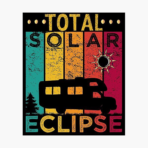 Item preview, Vintage Eclipse Souvenir, Total Solar Eclipse Funny Vintage Retro USA 08.04.2024 designed and sold by ArtByKatti.