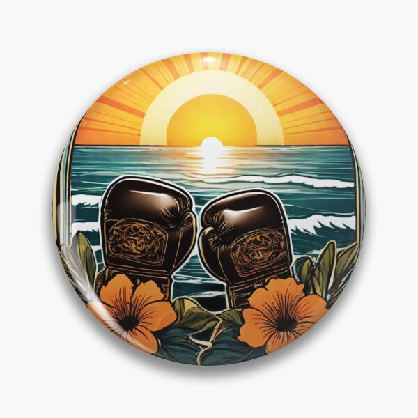 Item preview, Box Gloves at Sunset on a Hawaiian Beach with Orchids designed and sold by NautiChic.