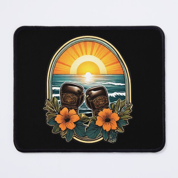 Item preview, Box Gloves at Sunset on a Hawaiian Beach with Orchids designed and sold by NautiChic.