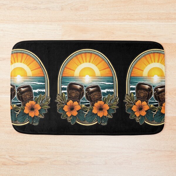 Item preview, Box Gloves at Sunset on a Hawaiian Beach with Orchids designed and sold by NautiChic.