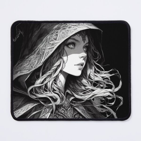 Item preview, Hooded Druid girl, Mythical Style, Fantasy World, RPG designed and sold by Cr320.