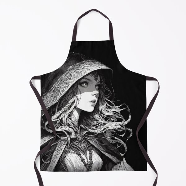 Item preview, Hooded Druid girl, Mythical Style, Fantasy World, RPG designed and sold by Cr320.
