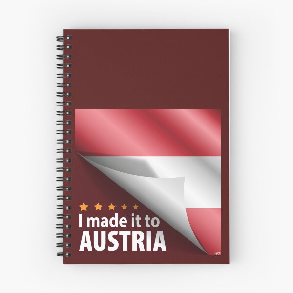 Item preview, I Made It To AUSTRIA Sticker T-Shirt 01 designed and sold by LocationInks.