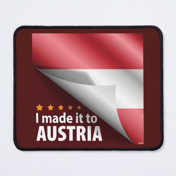 Item preview, I Made It To AUSTRIA Sticker T-Shirt 01 designed and sold by LocationInks.