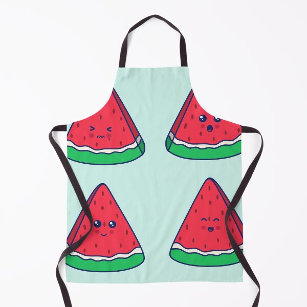 Item preview, Funny watermelon slices characters or kawaii vector Illustration of fruit watermelon designed and sold by NUSA NIPA.