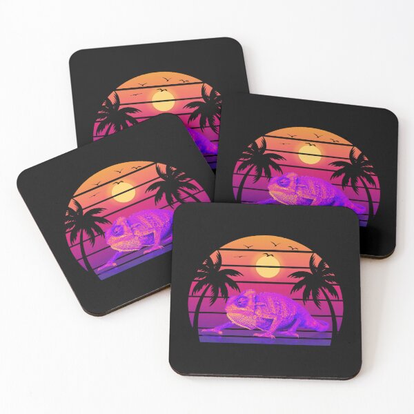 Item preview, Chameleon Retro Sunset designed and sold by AussieWonders.