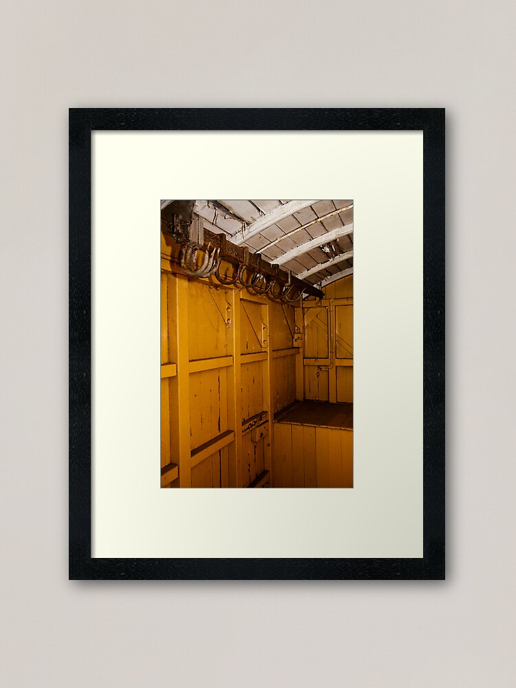 Alternate view of Inside a carriage Framed Art Print