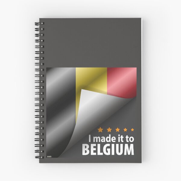 Item preview, I Made It To BELGIUM Sticker T-Shirt 01 designed and sold by LocationInks.