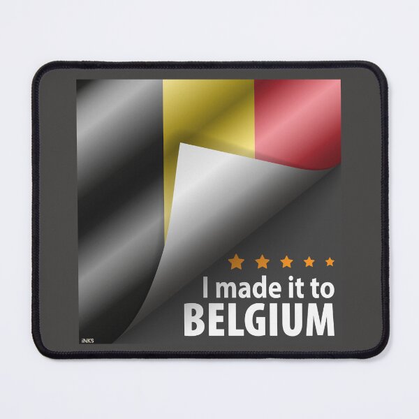 Item preview, I Made It To BELGIUM Sticker T-Shirt 01 designed and sold by LocationInks.