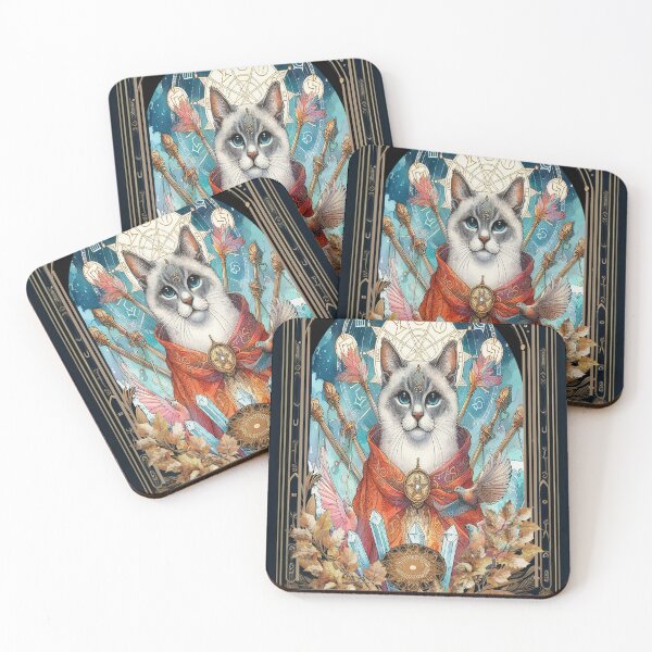 Item preview, CAT TAROT: The High Priest designed and sold by Venta Mix  JellycientArt.