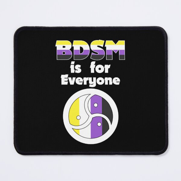 Aperçu de l'œuvre Le BDSM est pour tout le monde (non binaire) créée et vendue par LeatherRebel75.