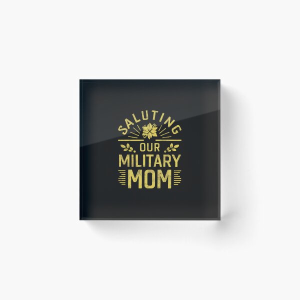 Item preview, Saluting Out Military Mom designed and sold by Itsheartshop.