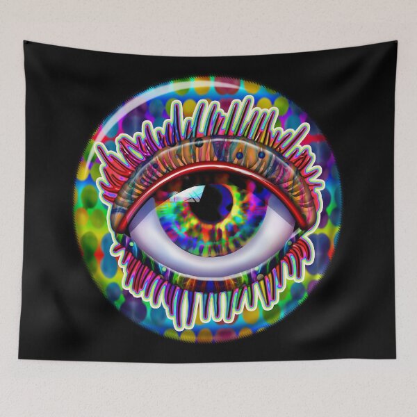 Item preview, rainbow eye sticker designed and sold by artist101.