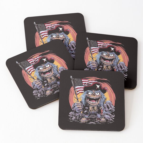 Item preview, Zombie holding american flag(back) designed and sold by gittuska11.