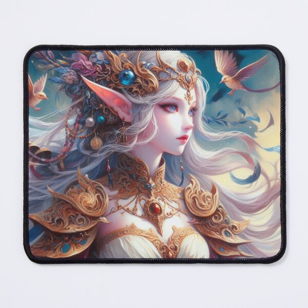 Item preview, Beautiful waifu fantasy elf designed and sold by smilinskulldsgn.