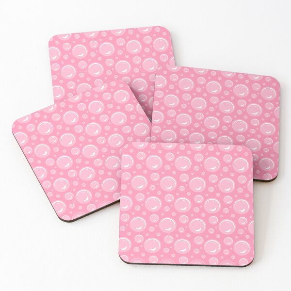 Item preview, Pink bubbles seamless pattern background wallpaper designed and sold by SpinklyCreations.