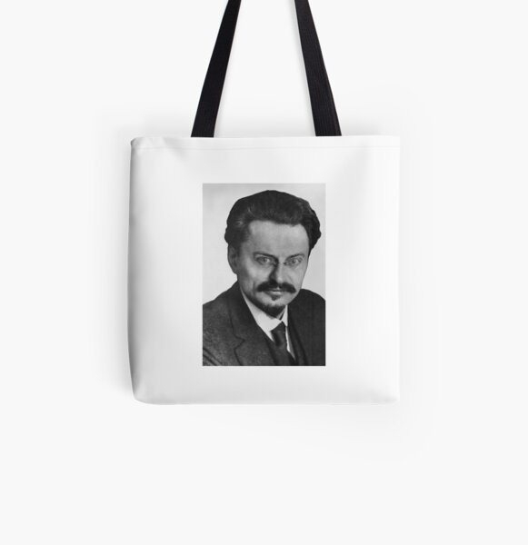 Leon Trotsky, Лев Троцкий, Leo Dawidowitsch Trotzki, Lev Davidovich Bronstein, RSDLP, Trotskyism All Over Print Tote Bag