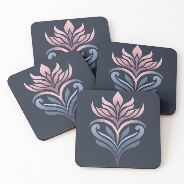 Item preview, Serene Floral Emblem - Soft Pastel Botanic Art designed and sold by FarBeyound.