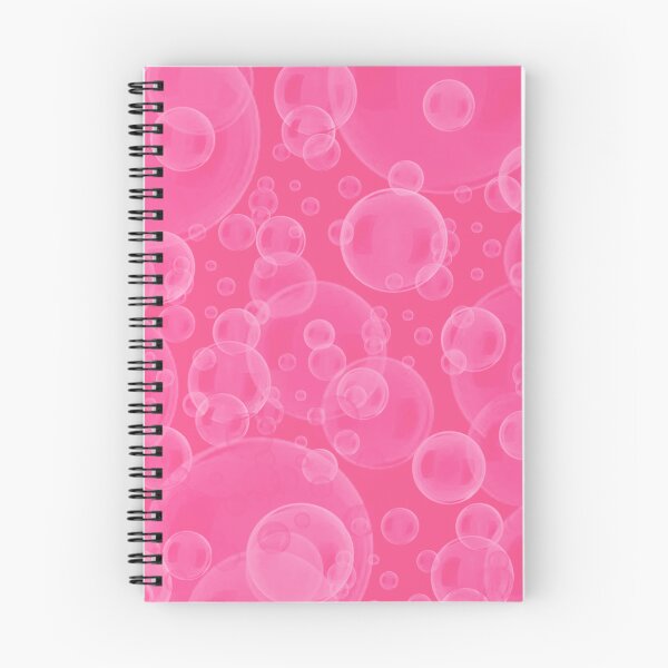 Item preview, Pink bubbles spread pattern background wallpaper designed and sold by SpinklyCreations.