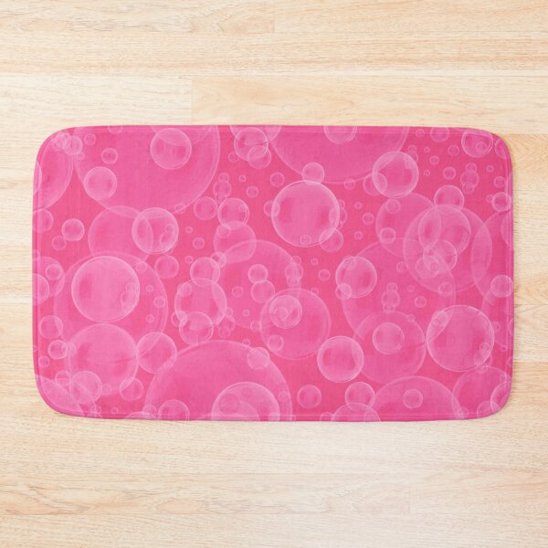Item preview, Pink bubbles spread pattern background wallpaper designed and sold by SpinklyCreations.