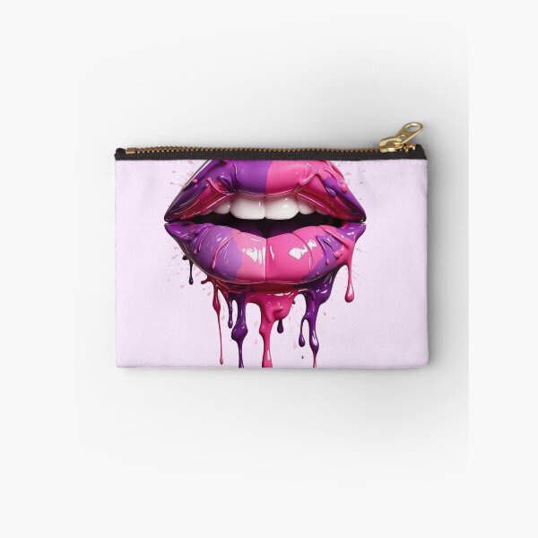 Item preview, Pink-purple dripping lips designed and sold by Margival.