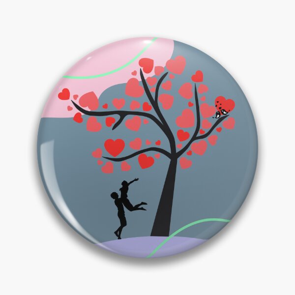 Item preview, Love tree with couple in unique theme art. designed and sold by Chicas-wonder.