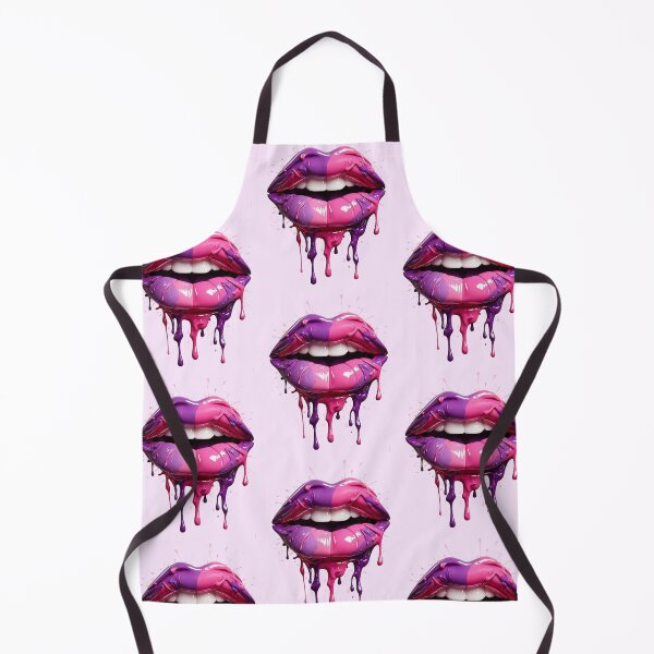 Item preview, Pink-purple dripping lips designed and sold by Margival.