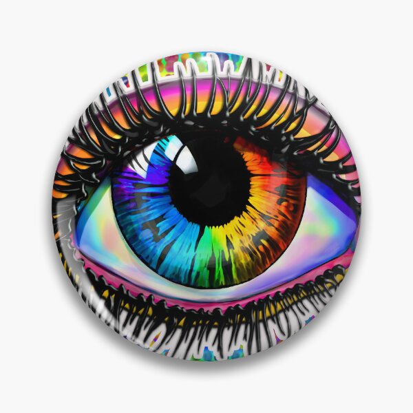 Item preview, another rainbow eye designed and sold by artist101.