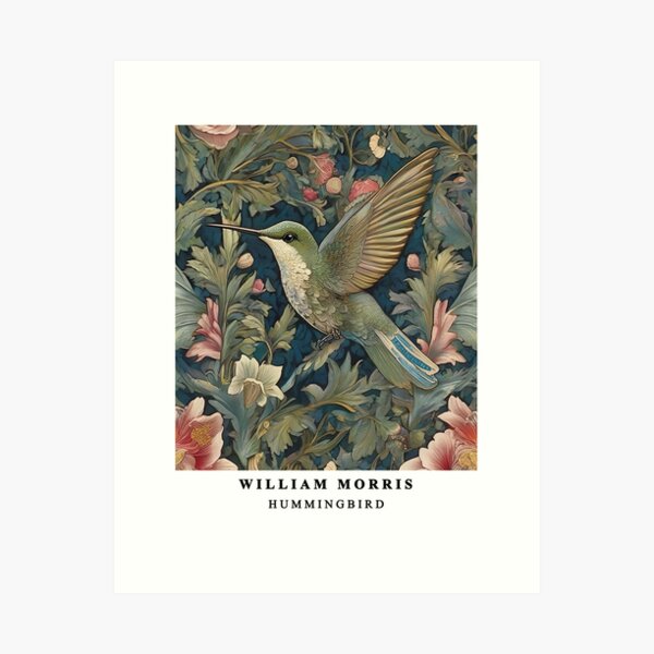 Item preview, Morris Inspired Hummingbird Elegance designed and sold by Tamas Das.