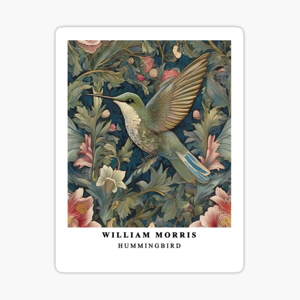 Item preview, Morris Inspired Hummingbird Elegance designed and sold by Tamas Das.