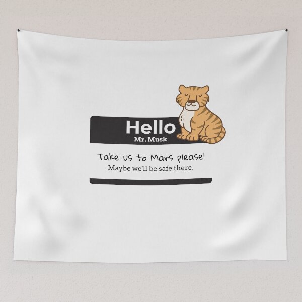 Item preview, Save Tigers Satire Graphic designed and sold by Abhishek18.