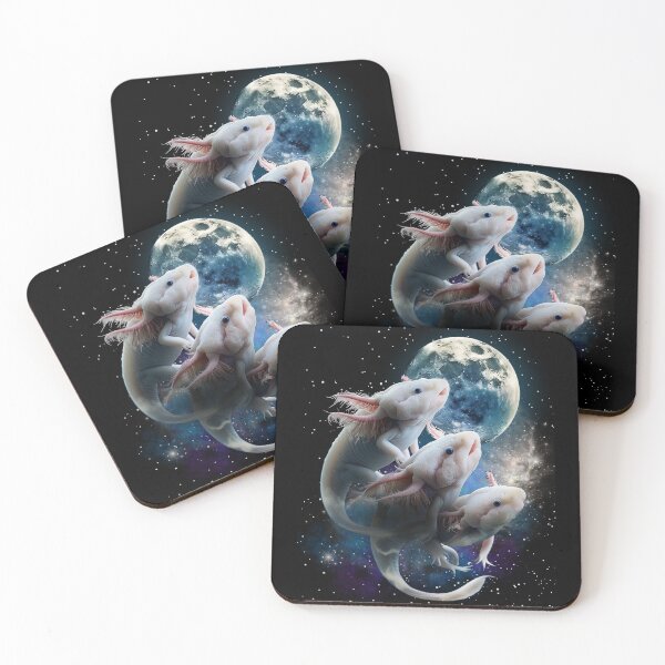Item preview, 3 Axolotl Moon designed and sold by Numpties.