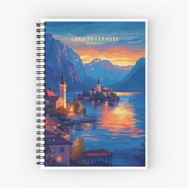 Item preview, Lake Tegernsee Tranquility: Germany designed and sold by NeuralVibe.