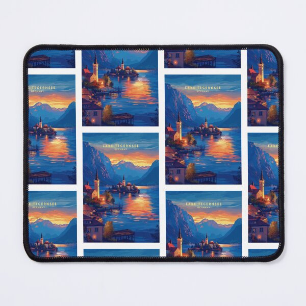 Item preview, Lake Tegernsee Tranquility: Germany designed and sold by NeuralVibe.