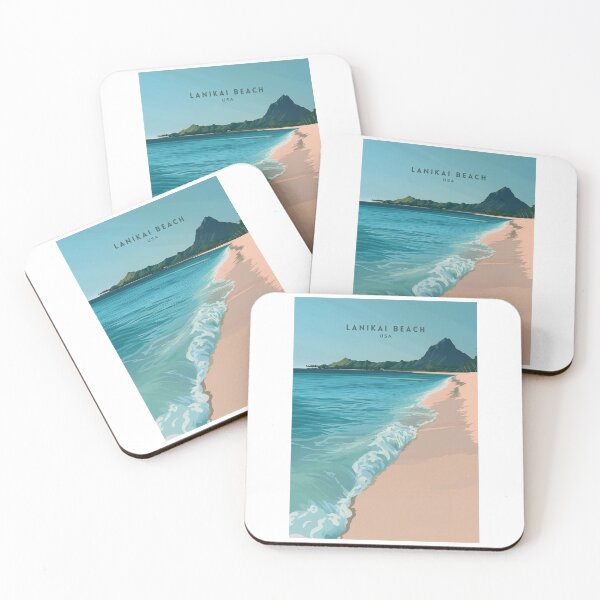 Item preview, Lanikai Beach Lagoon: USA designed and sold by NeuralVibe.