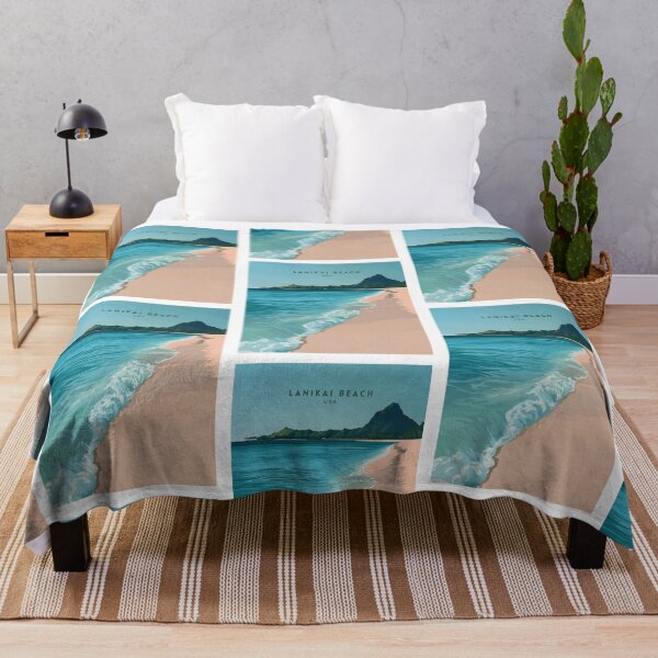 Item preview, Lanikai Beach Lagoon: USA designed and sold by NeuralVibe.