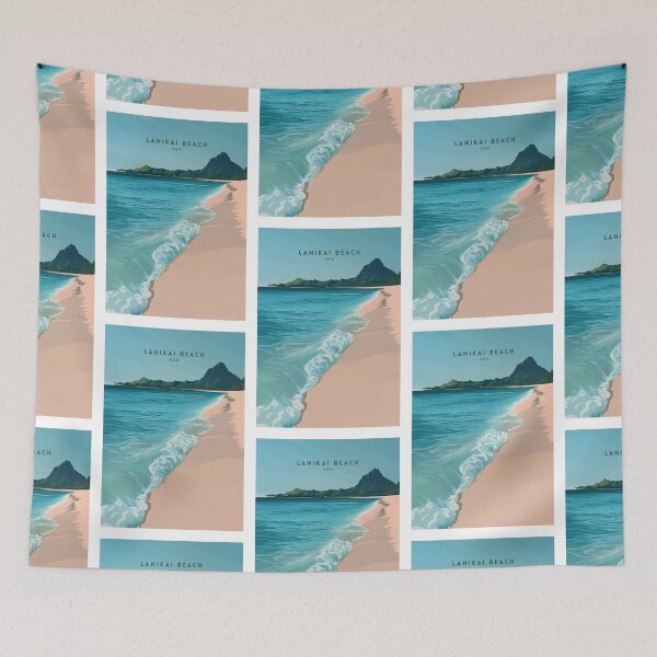 Item preview, Lanikai Beach Lagoon: USA designed and sold by NeuralVibe.