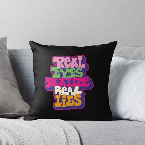Item preview, Real Eyes, Realize Real Lies: Uncover Truth with My Typography Design designed and sold by Boogosh.