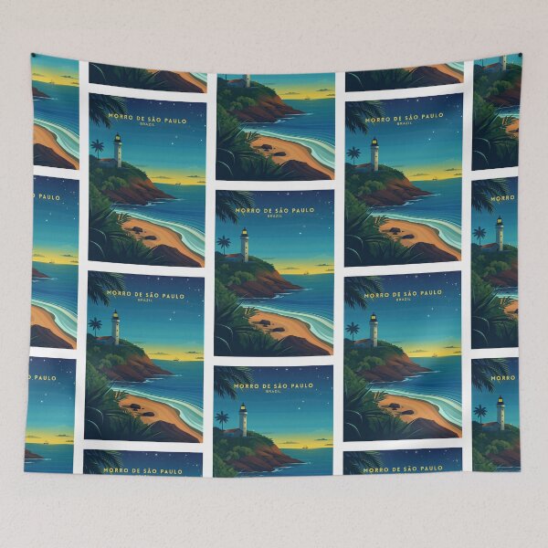 Item preview, Morro De Sao Paulo Magia: Brasil designed and sold by NeuralVibe.