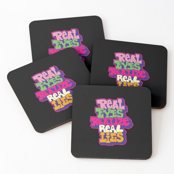 Item preview, Real Eyes, Realize Real Lies: Uncover Truth with My Typography Design designed and sold by Boogosh.