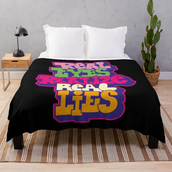 Item preview, Real Eyes, Realize Real Lies: Uncover Truth with My Typography Design designed and sold by Boogosh.