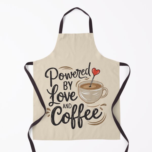 Item preview, Powered by love and coffee. Parental love needs a cup of coffee. designed and sold by twisted-dot.
