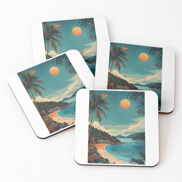 Item preview, Langkawi Island Retro Style: Malaysia designed and sold by NeuralVibe.