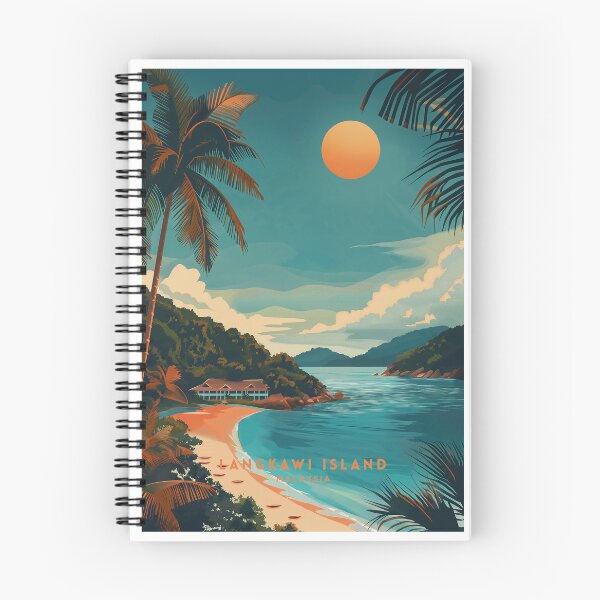 Item preview, Langkawi Island Retro Style: Malaysia designed and sold by NeuralVibe.
