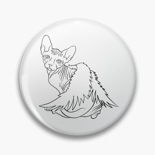 Item preview, sphinx cat with angel wings designed and sold by Tetiana Pohurska.